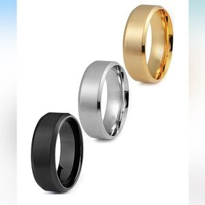 Men Stainless steel Wedding rings